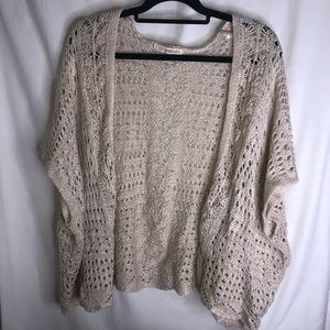 cream, light weight cardigian